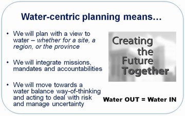 Water-Centric planning explained