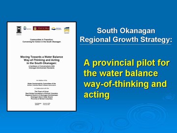 South okanagan is a provincial pilot