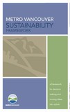 Metro vancouver sustainability framework - cover (160p)