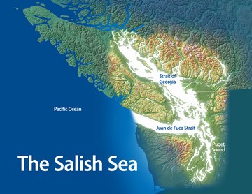 Salish sea map 