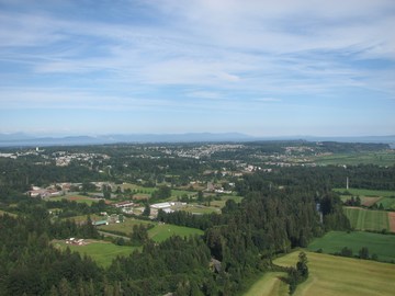 Comox valley aerial 