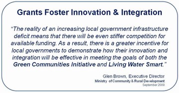 Green communities - grants foster innovation