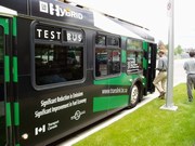 Showcasing innovation in surrey -  green bus (180pixels)