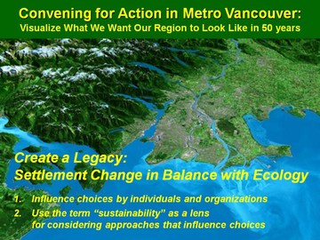 Creating a legacy - convening for action in metro vancouver - feb 2010