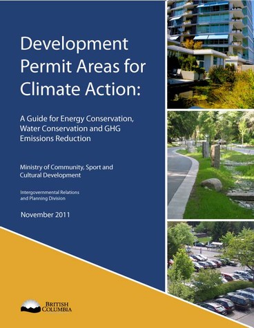 Development permit areas for climate action in british columbia - cover (475p)