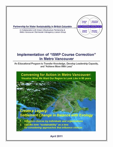 ISMP course correction - cover page for educational overview (475p)