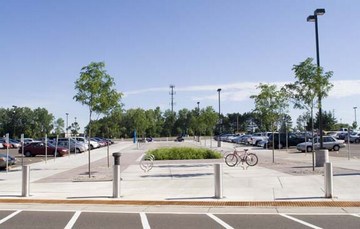 Century college, minnesota - parking lot reconstructed using green infrastructure