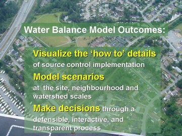 Water balance model outcomes - dec 2006