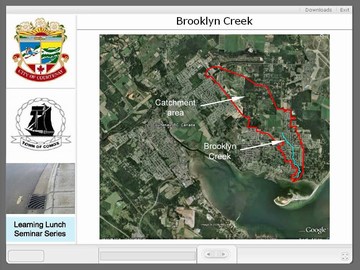 Courtenay seminar #3 - brooklyn creek drainage area