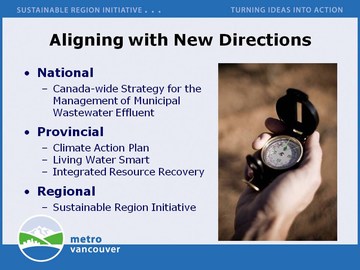 Metro vanvouver: aligning with new directions