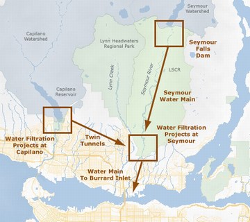 Metro van - seymour capilano filtration projects - layout