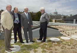 UBCM government house in victoria - green roof